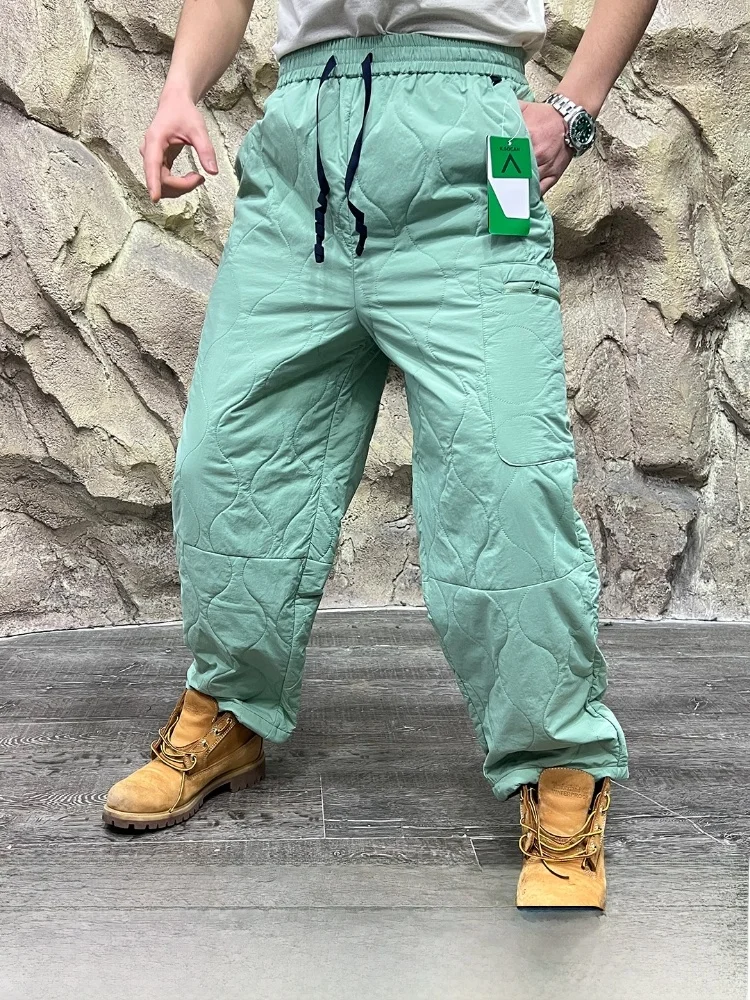

Водостойкие термостойкие прямые хлопковые брюки для пар, длинные брюки свободного покроя, молодежные удобные домашние брюки