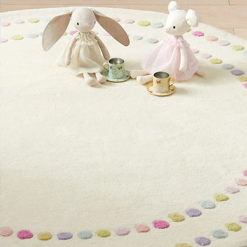 Nordic Cartoon Baby Crawling Soft Rug Children Carpet Living Room Photography Props Bedroom Rug Girl Decoration Cloakroom Mat