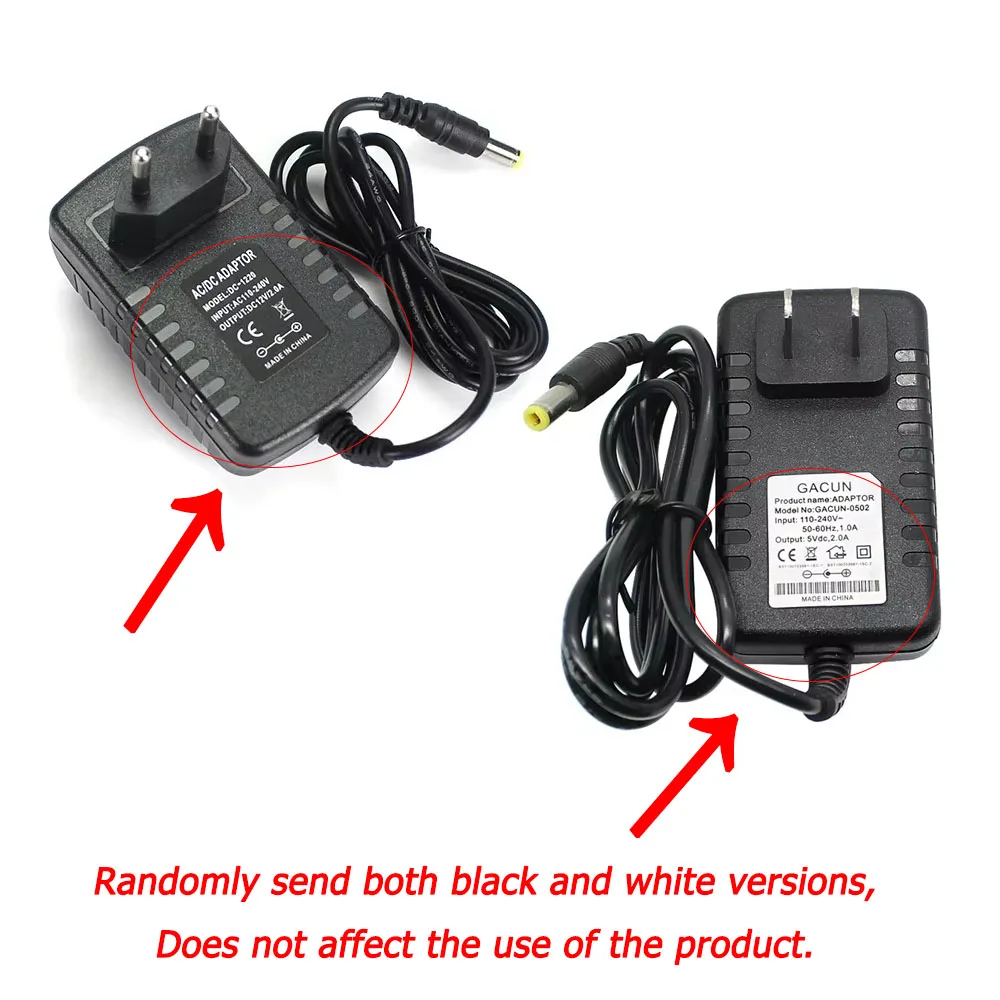 DC 5V 6V 9V 12V 2A Power Supply Adapter Charger AC 110V 220V AC DC Power Adapters DC Plug Converter EU US with 8pcs Connect Plug image 4
