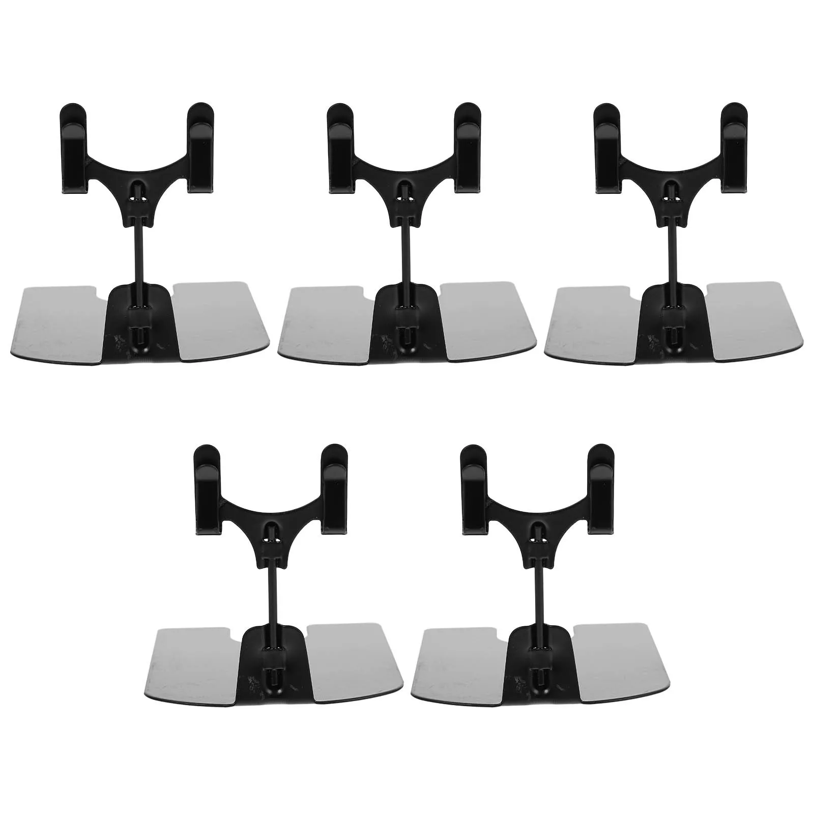 

5Pcs Price Display Holders Metal Iron Stands for Supermarket Store Desk Price Card Organizer Non Slip Place Card Holder
