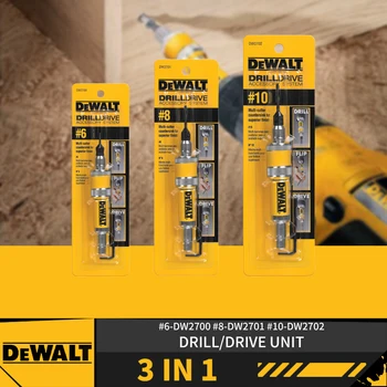 DEWALT # 6 # 8 # 10 Matkap/Tahrik Ünitesi DW2700 DW2701 DW2702 6 MM 8 MM 10 MM Ahşap Delme Delikleri Sürüş Vidaları