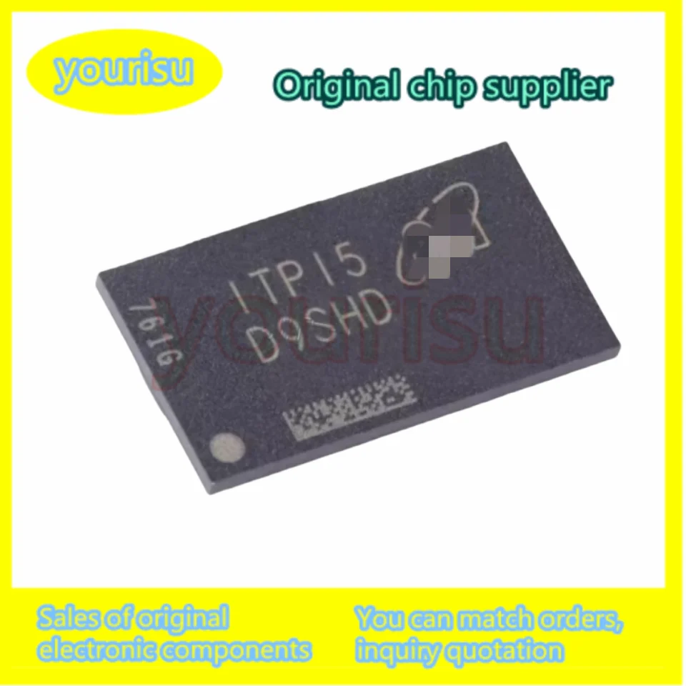 2Pcs/Lot New 100% MT41K256M16TW-107:P Silk screen: D9SHD FBGA-96 4Gb DDR3L SDRAMN memory chip IC