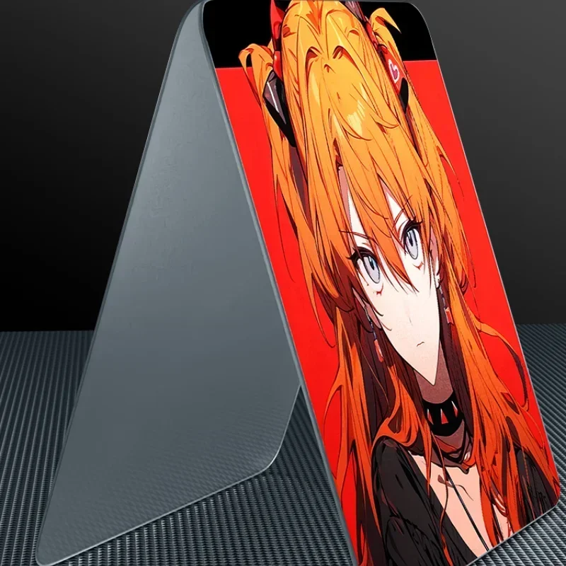 Imagem -06 - Eva Photovoltaic Glass Mouse Pad Home Gaming Mat Office Desk Mat Household Mat Personalização Anime Temperado Asuka Smooth Fps