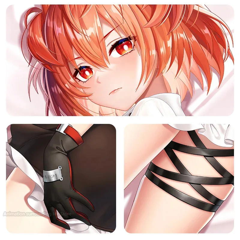 Original fiammetta arknights Dakimakura Hugging Body Pillow Cushion Case Otaku Fullbody Home Bedding Gift Pillow Cover