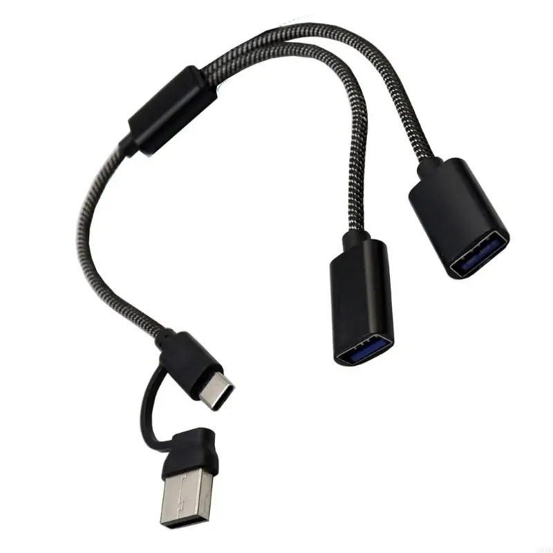 G6DD 2/3 Cổng USB2.0 Cáp bộ chia phụ nữ Dây bộ chuyển đổi USB để chuyển tệp