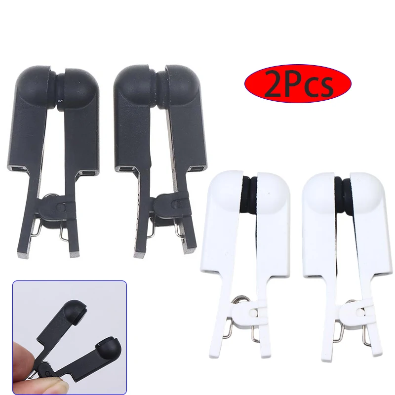 2pcs New Double -sided Silicone Electrode Clips Adapter For Use With Tens EMS Machines Vns Wih 2.0mm Pin