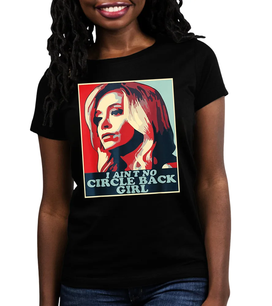 I Ain't No Circle Back Girl Kayleigh McEnany Retro Vintage T-Shirt Republican  Tees High Quality 100%Cotton Short Sleeve