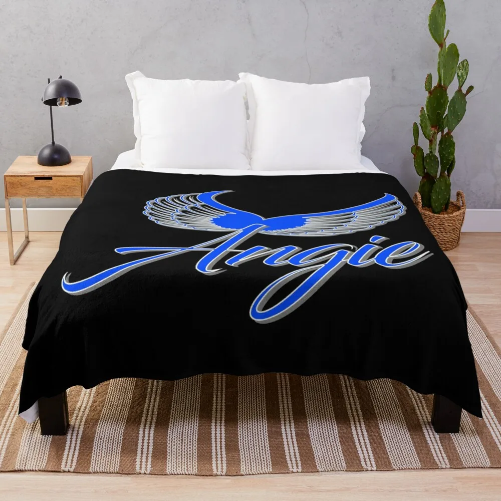 

Angie "Messenger of God" Throw Blanket Blanket Luxury blankets for winter Luxury Brand Blanket