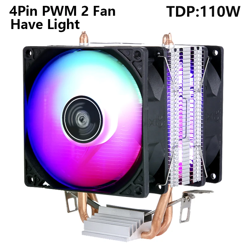 2 Heat pipes 2-Fan