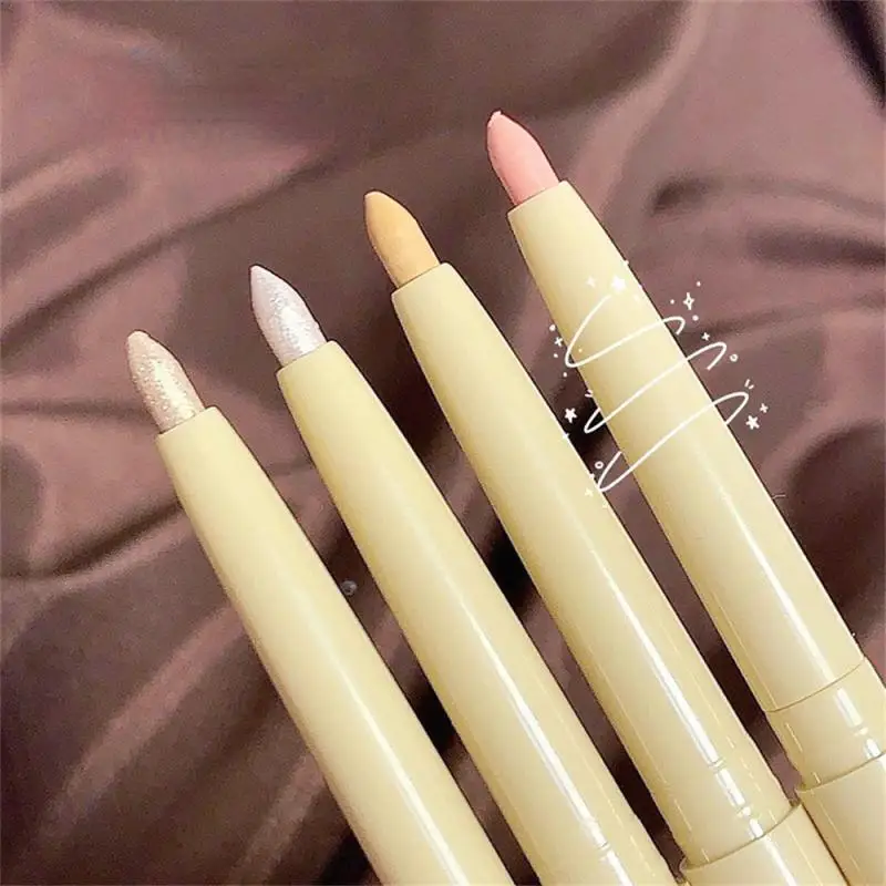 Matte perlmutt farbene liegende Seidenraupe Highlight Pen glitter Lidschatten stift feiner Blitz natürlicher aufhellen der Hochglanz stift wasserdicht