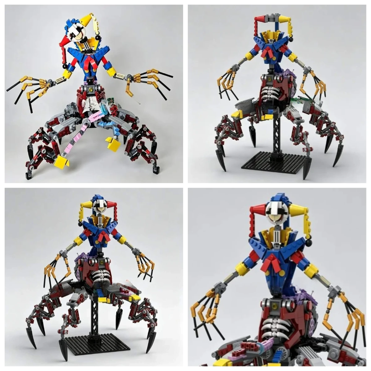 Poppy Playtime NEW 850 PCS Prototype Robot MOC Custom Puzzle Mechanical Figure DIY Assembly Building Blocks Toy Gifts