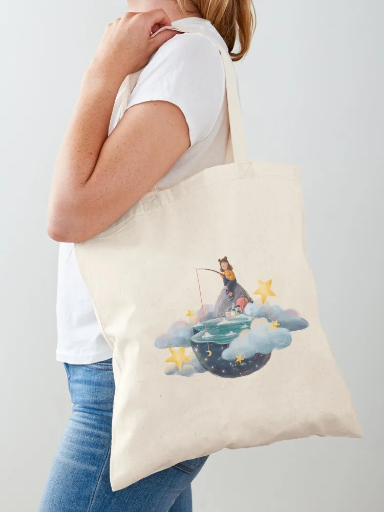 

Fishing for Wishes Tote Bag sac pour femme shopping bag logo tote bag men's Candy bags