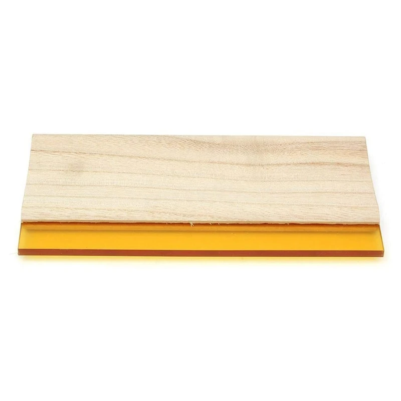 1 Pc 13.7 Inch (35Cm) Silk Stencil Screen Printing Squeegee Wood Screen Ink Scraper