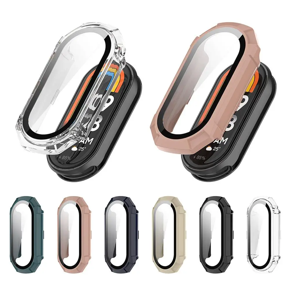   สําหรับ Xiaomi Mi Band 9 ป้องกันกรณีครอบคลุมเต็มรูปแบบป้องกันหน้าจอฟิล์มฝุ่นและ DROP PROOF สําหรับ Xiaomi Mi Band 9 Accessor c6X8