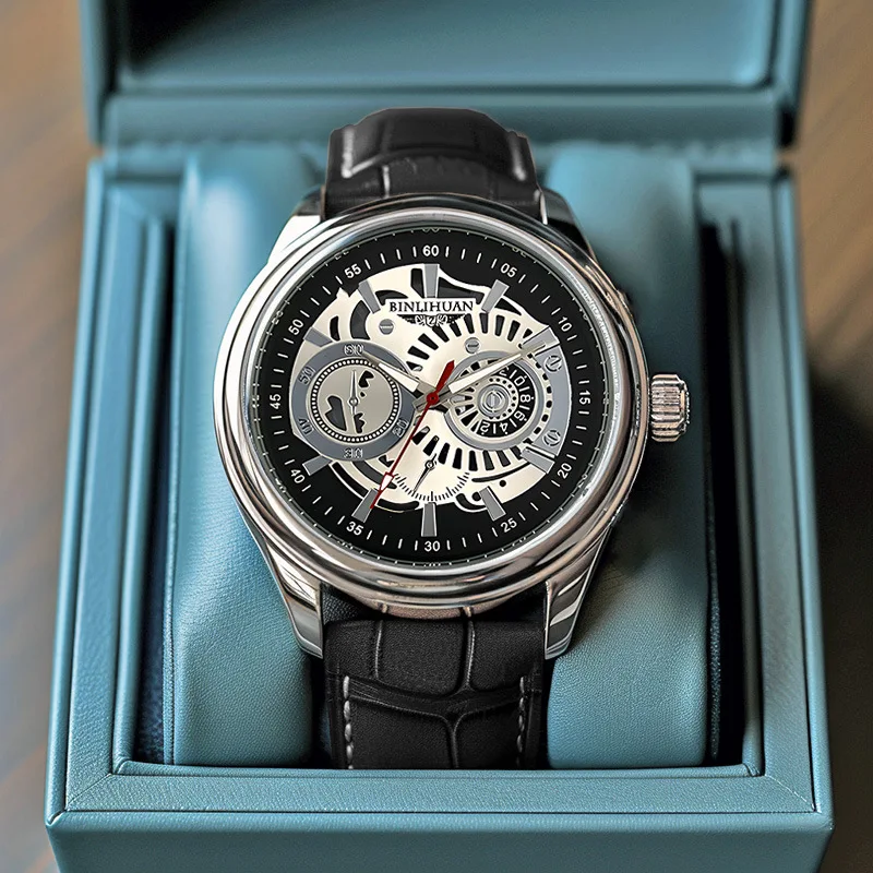 Men's Watches, Niche Fashion Casual Belt Quartz Watches