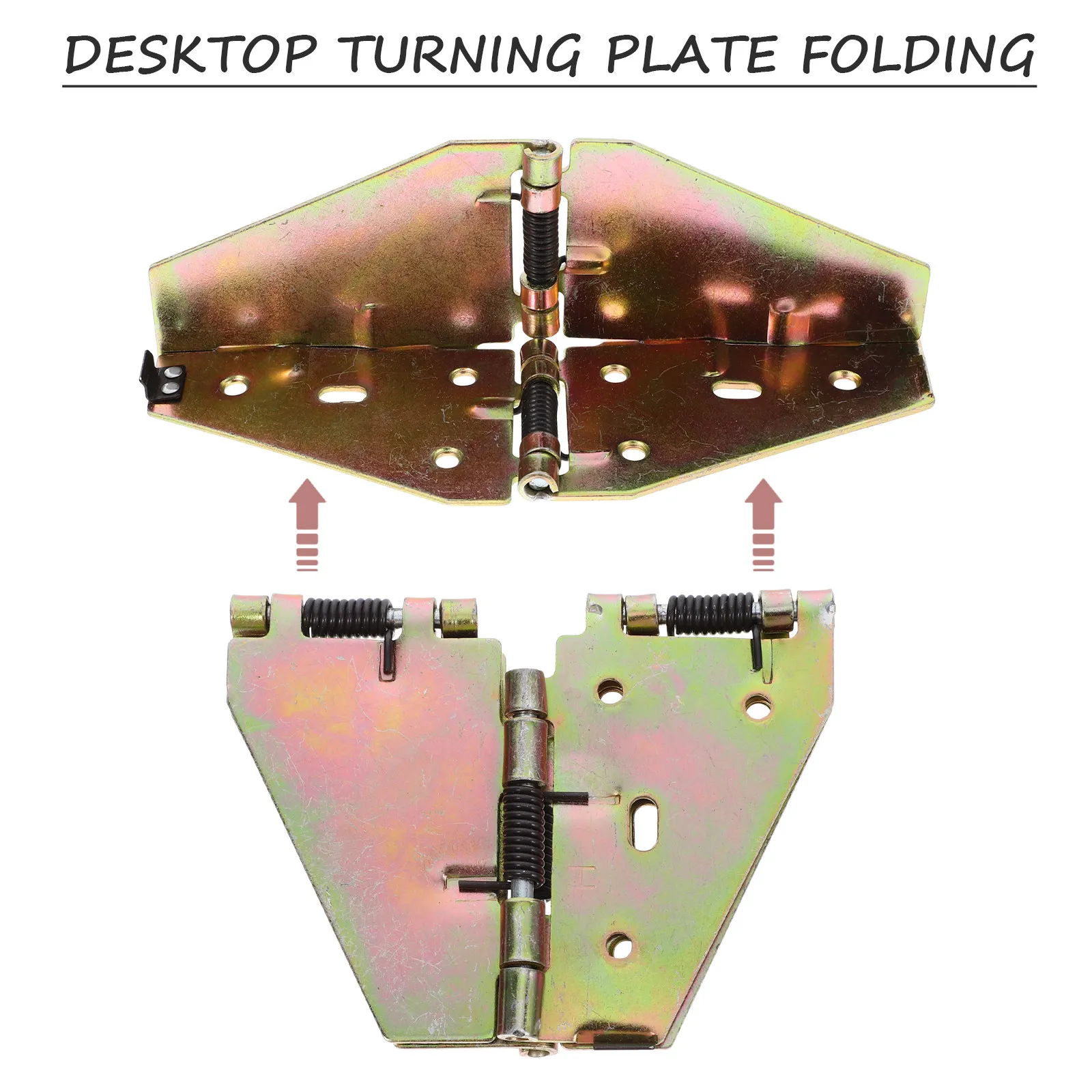 Iron Folding Flip Dining Table Hinge Sturdy Thickened Metal Table Hinge for Home Use Furniture Hardware Folding Flap Hatch