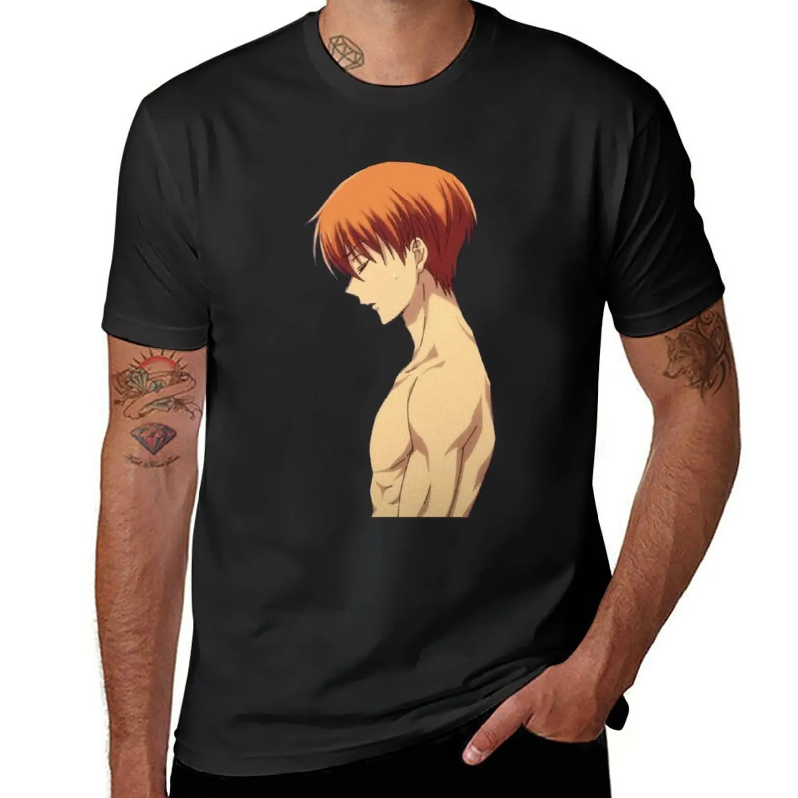 New Kyo Sohma T-Shirt anime clothes aesthetic clothes hippie clothes T-shirt for a boy Men's cotton t-shirt