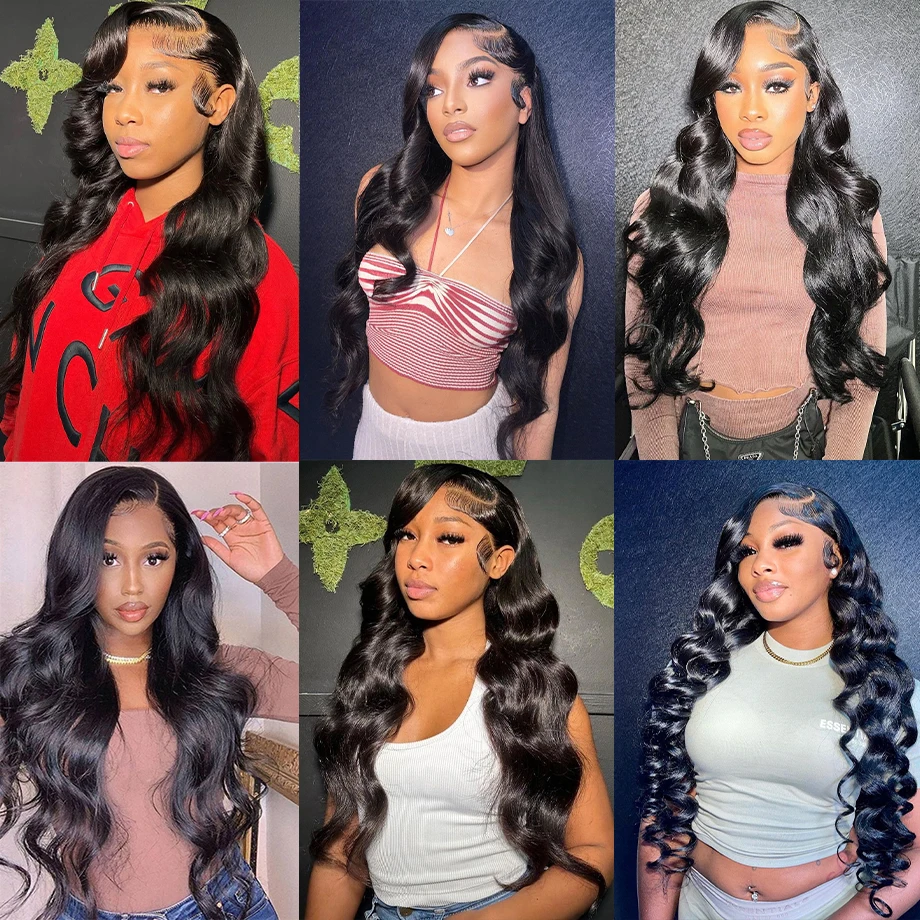 Body Wave hd Lace Front Wig 4x4 Closure Transparent lace Curly Wigs for Women Choice Pre Plucked Long Glueless Wig Cheap on Sale