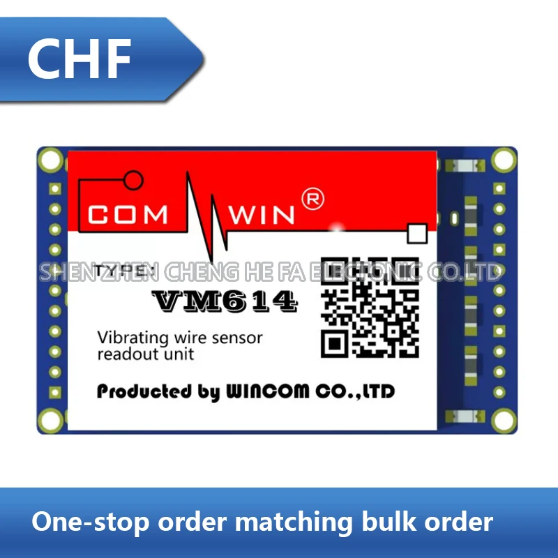 

3pcs VM614 chord temperature multi-channel acquisition module small volume embedded chord sensor