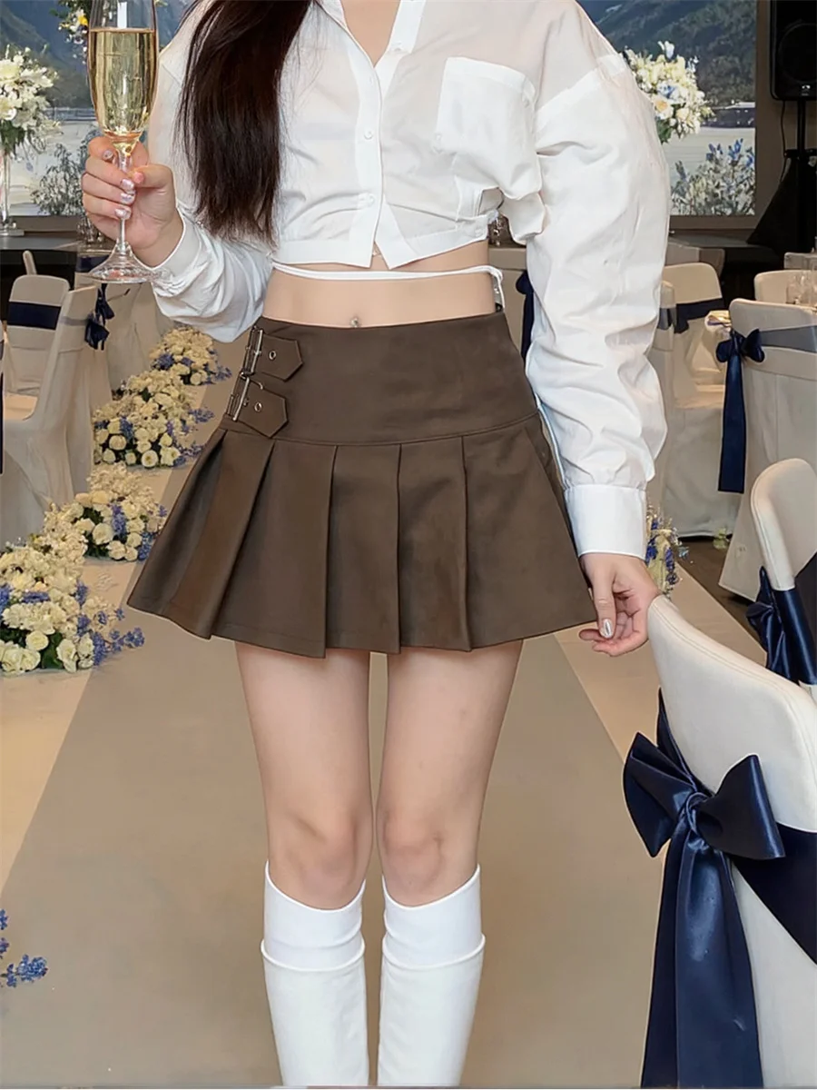 

Skirts Women Chiffon High Waist Ruffled Hem A-Line Design for Spring Vacation or Beach Bohemian Feminine and Lightweight Look