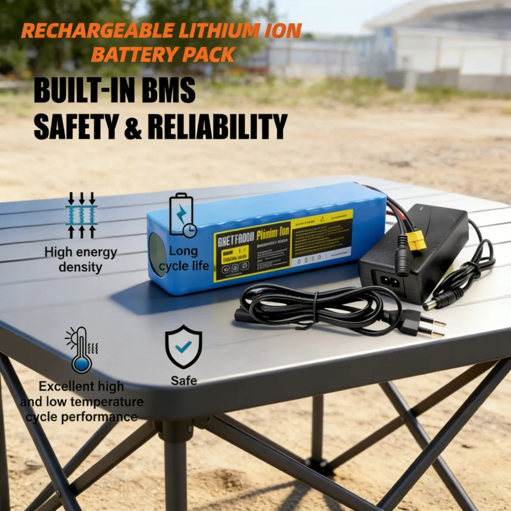 36V/48V 10Ah 12Ah 14Ah Electric Scooter/Bicycle expand Battery Lithium ion Pack Triangle Case