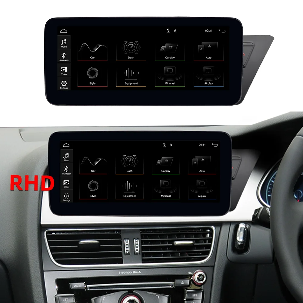 For Audi A4 A5 RS4 B8 12.3