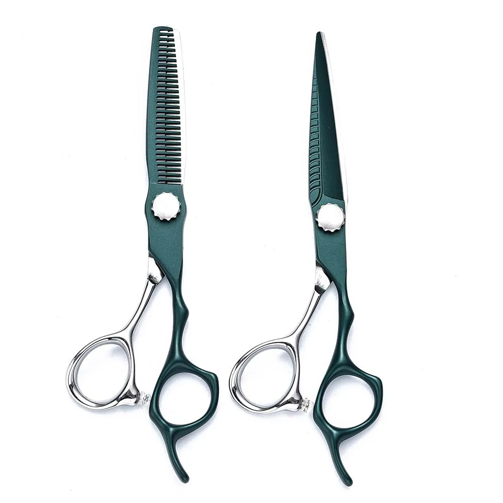 

6 Inch Professional Hair Cutting Scissors And Barber Thinning Scissors Set For Salon Stylists