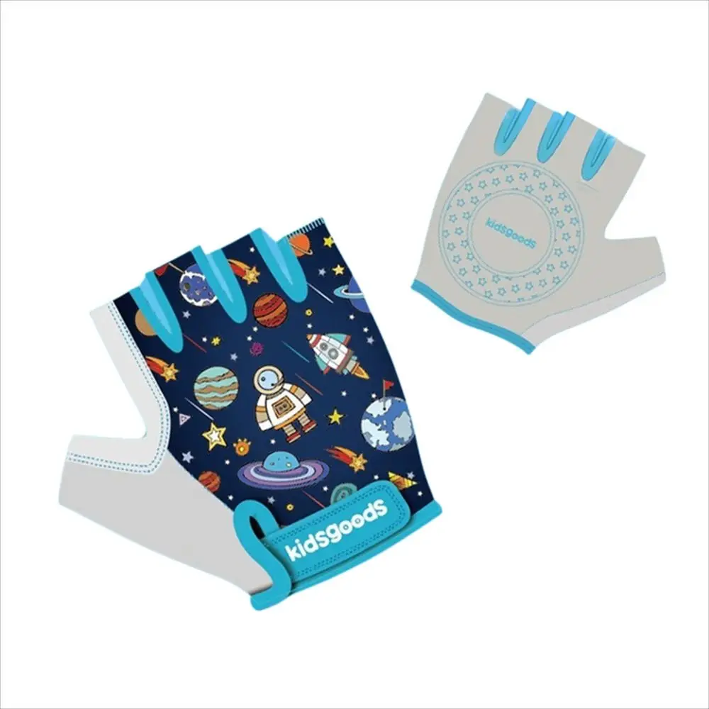 

Handguard Boys and Girls Skate Mountain Bike Safe Kids Cycling Gloves Half Finger Gloves Bicycle Gloves Sports Gloves