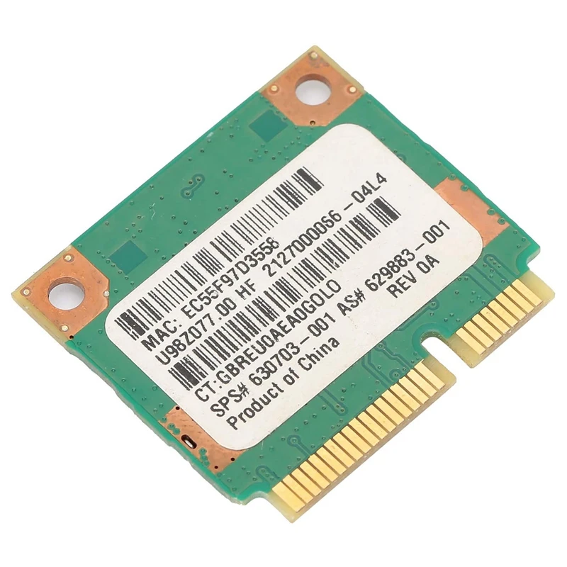 RT5390 Half Mini PCI?E Interface 802.11B/G/N Wireless Network Card WiFi Adapter Only for HP Computer