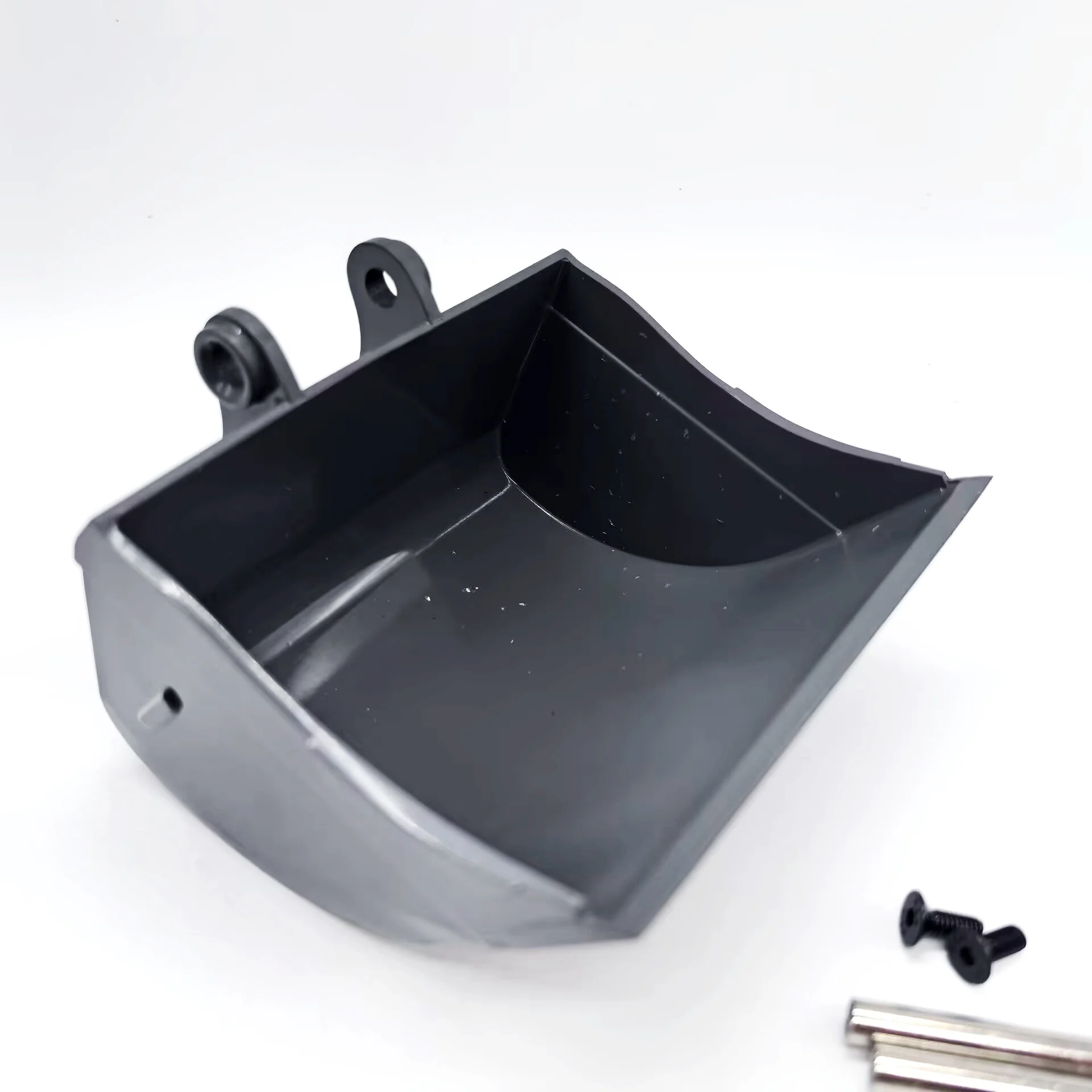 RC 1/14 دلو معدني هيدروليكي بلا أسنان لشاحنة يتم التحكم بها عن بُعد E010 E111 حفارة دلو عريض لتقوم بها بنفسك أجزاء #3