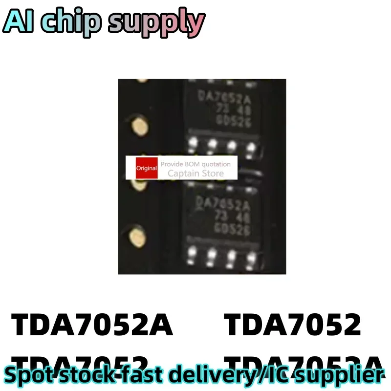 5PCS TDA7052 TDA7052A DIP8 DA7052A TDA7052A TDA7052 SOP8
