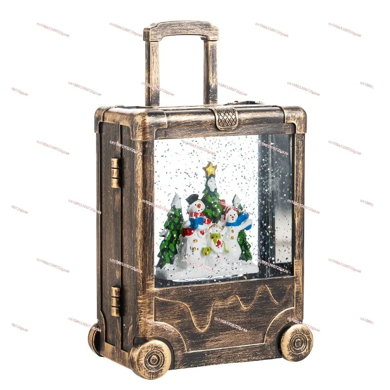 

Рождественская ветровая лампа, музыкальная шкатулка, светящийся хрустальный шар, праздничные украшения, маленькие подарки, украшения