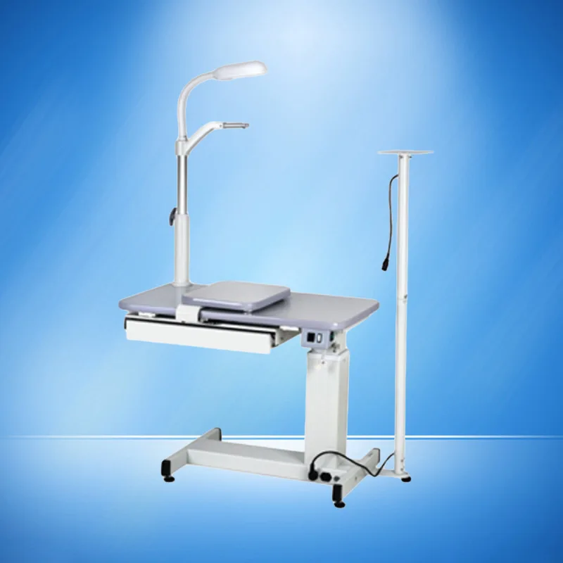 Optometry combination table, computer optometry instrument, comprehensive combination lifting table optometry equipment