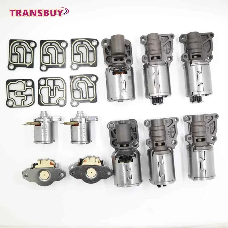 10PCS 0B5 DQ500 DL501 Transmission Solenoid Set With Filter Fits For Audi A4 A6 A7 Q5 7-Speed