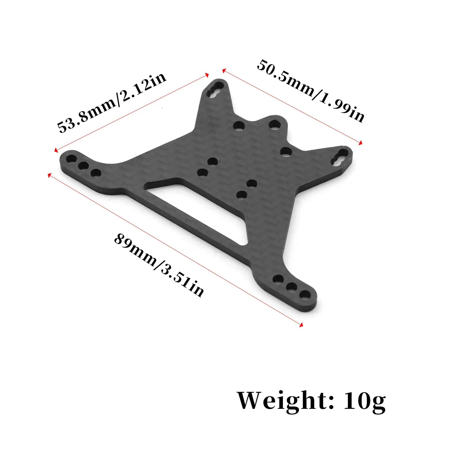 Carbon Fiber Front and Rear Shock Absorbers for TAMIYA 1/10 Off-road Vehicle TT-02B LY95 Upgrade Parts Kit RC Car OP Accessories