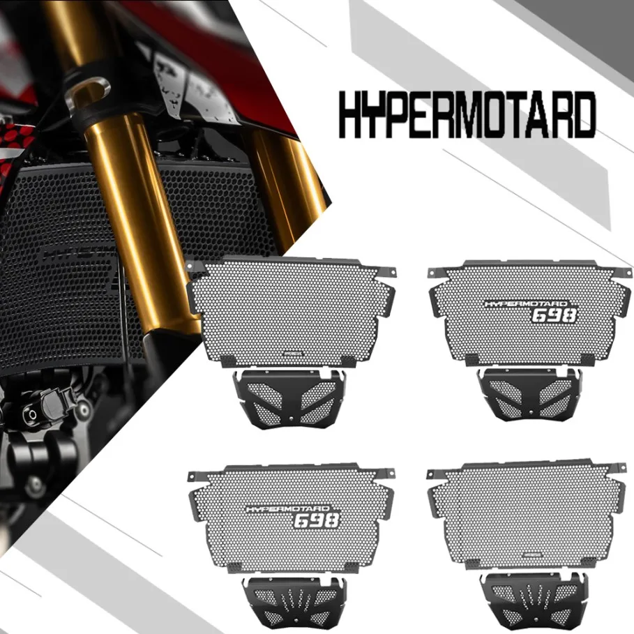 

2024 New For Ducati Hypermotard 698 Mono RVE 2025 2026 Motorcycle Radiator Cylinder Head Engine Guard Complete Set Accessories