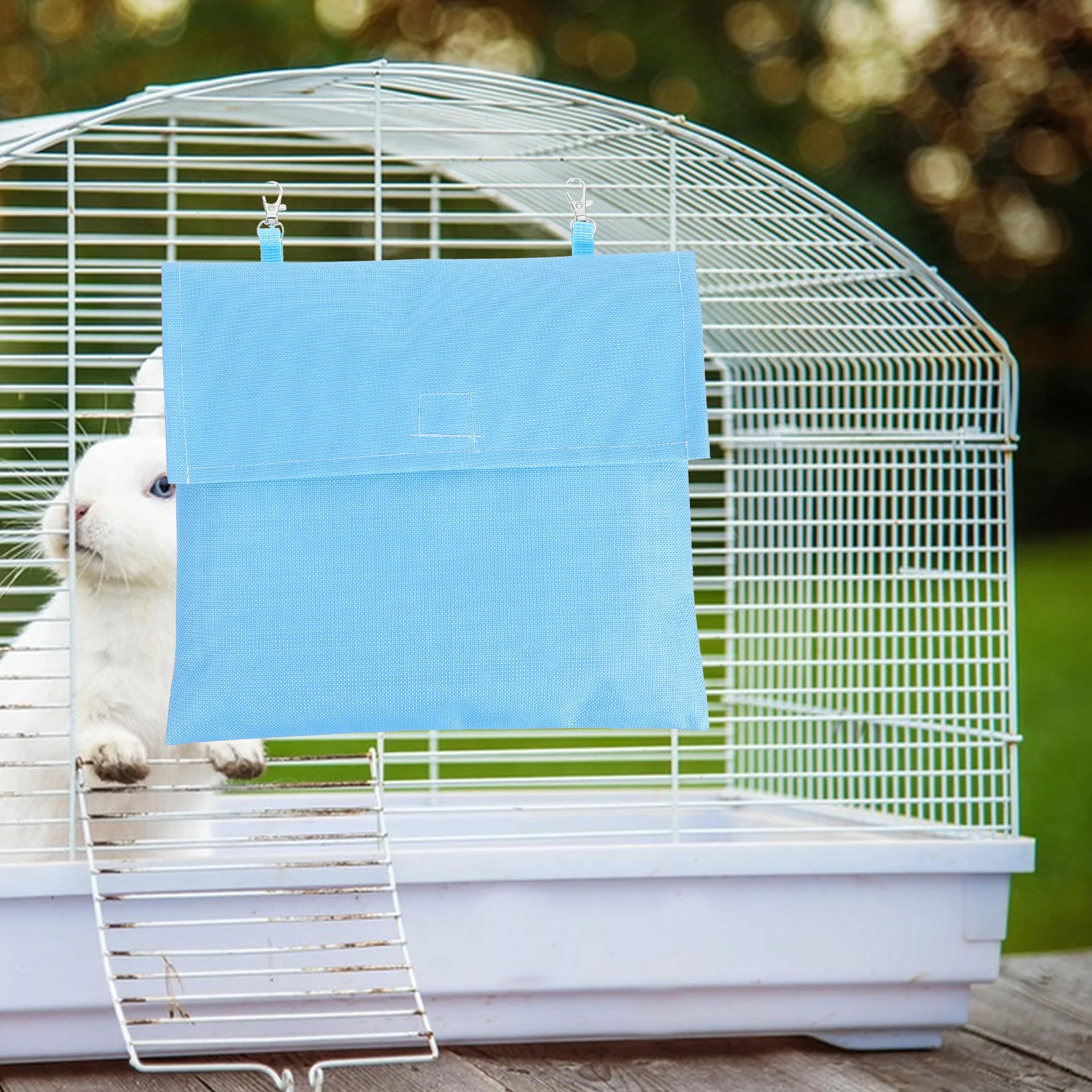 

Pet Bag Hanging Pouch Pad Bunny Cage Accessories Sky-blue Chinchilla