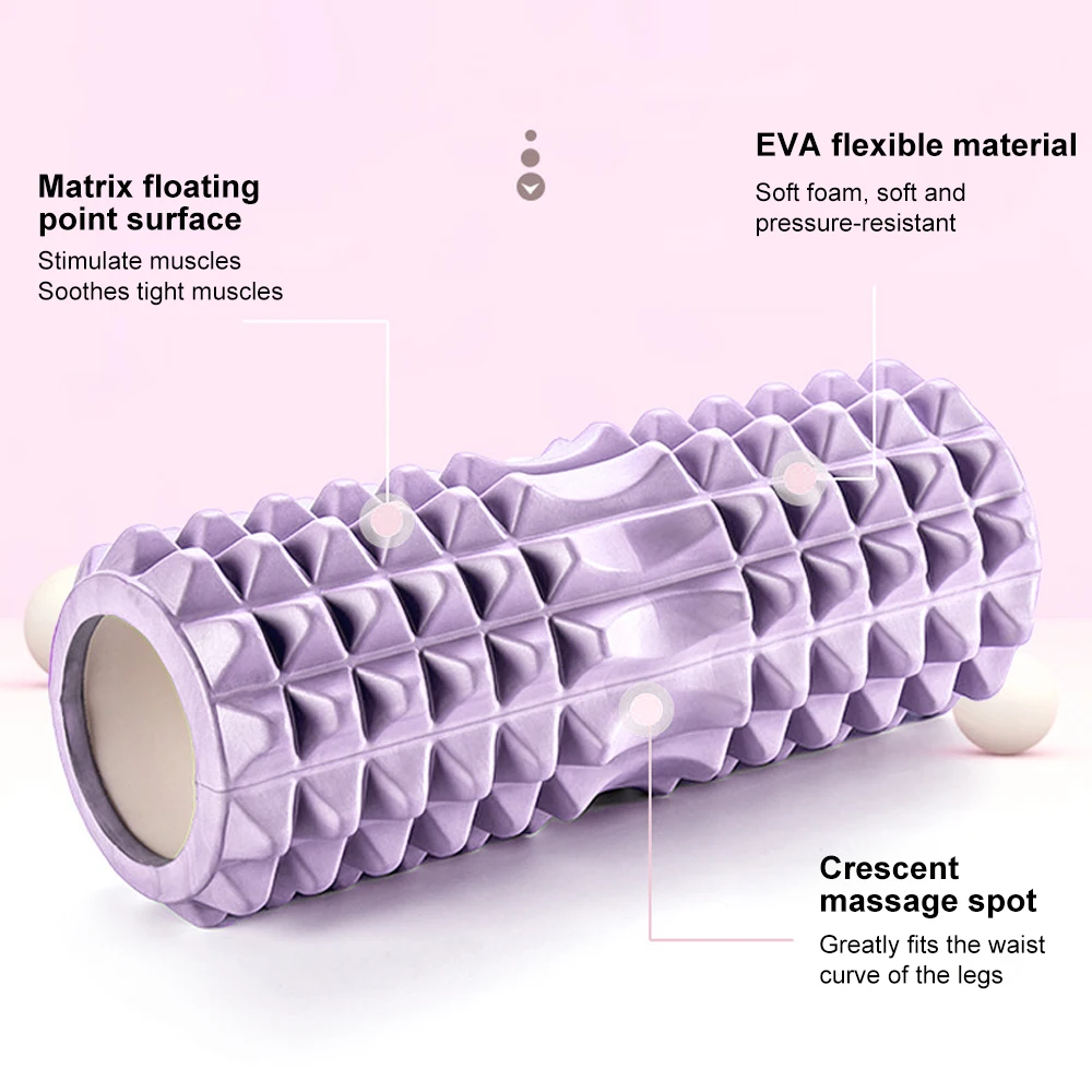 Foam Massage Roller Yoga Pilates Column Foam Fitness Equipment for Muscle Massage Physiotherapy and Sports Rehabilitation Rolle