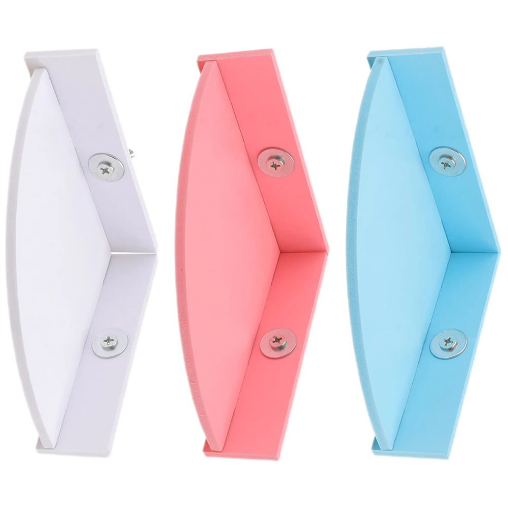 

3 Pcs Cage Platform Hamster Stand Rabbit Pet Perch Toy White Small Animal House Play Exercise Safe Material Easy