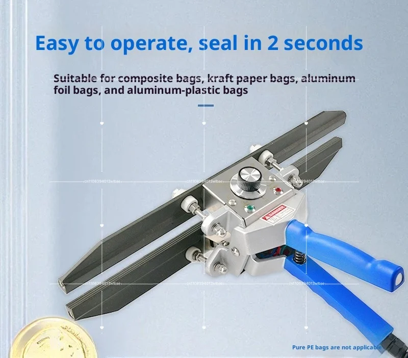 Length Sealer Pliers For Foil Bag Handheld Heat Sealing Machine Electric Impulse Sealer Professional Sealing Machine 20/30/40cm