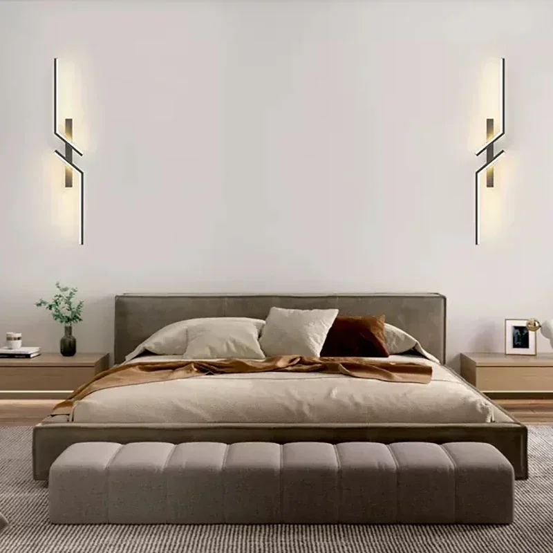 LED Wall Lamp Modern Remote Control Home Decor Wall Sconce For Living Room Bedroom Bedside Minimalist Interior Decorative Lights