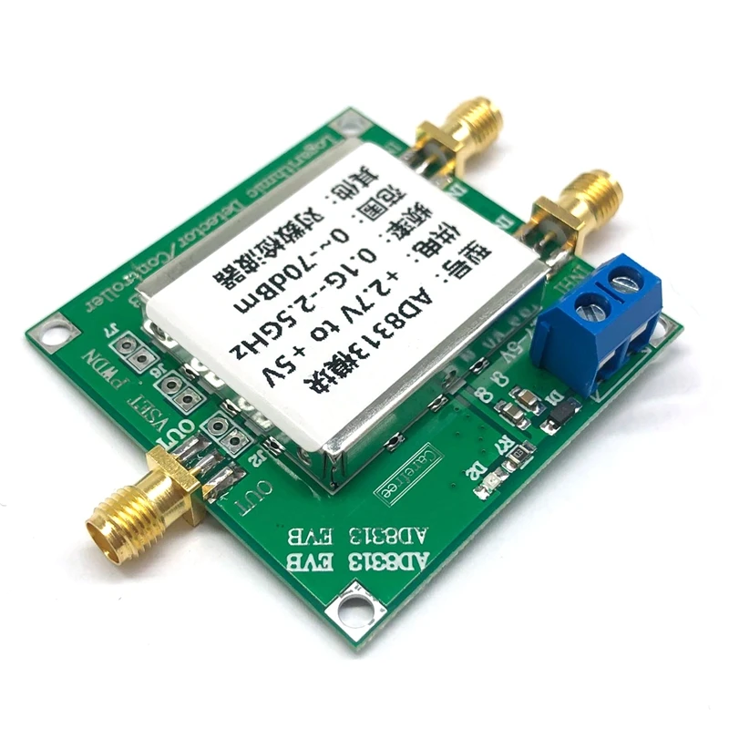 0,1 GHz bis 2,5 GHz 70 dB HF-Signal leistungs messer Logarith mischer Detektor ad8313 5V Controller Relais