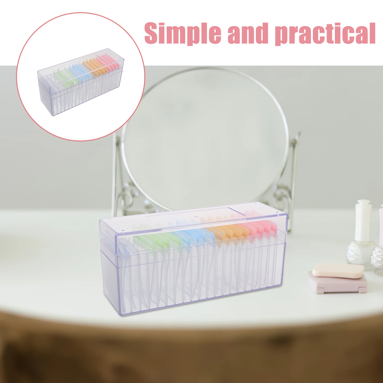 Sealed Bag Jewelry Box ganizer Acrylic Storage Case for Earrings Necklace Ring Travel Portable Display Holder Clear