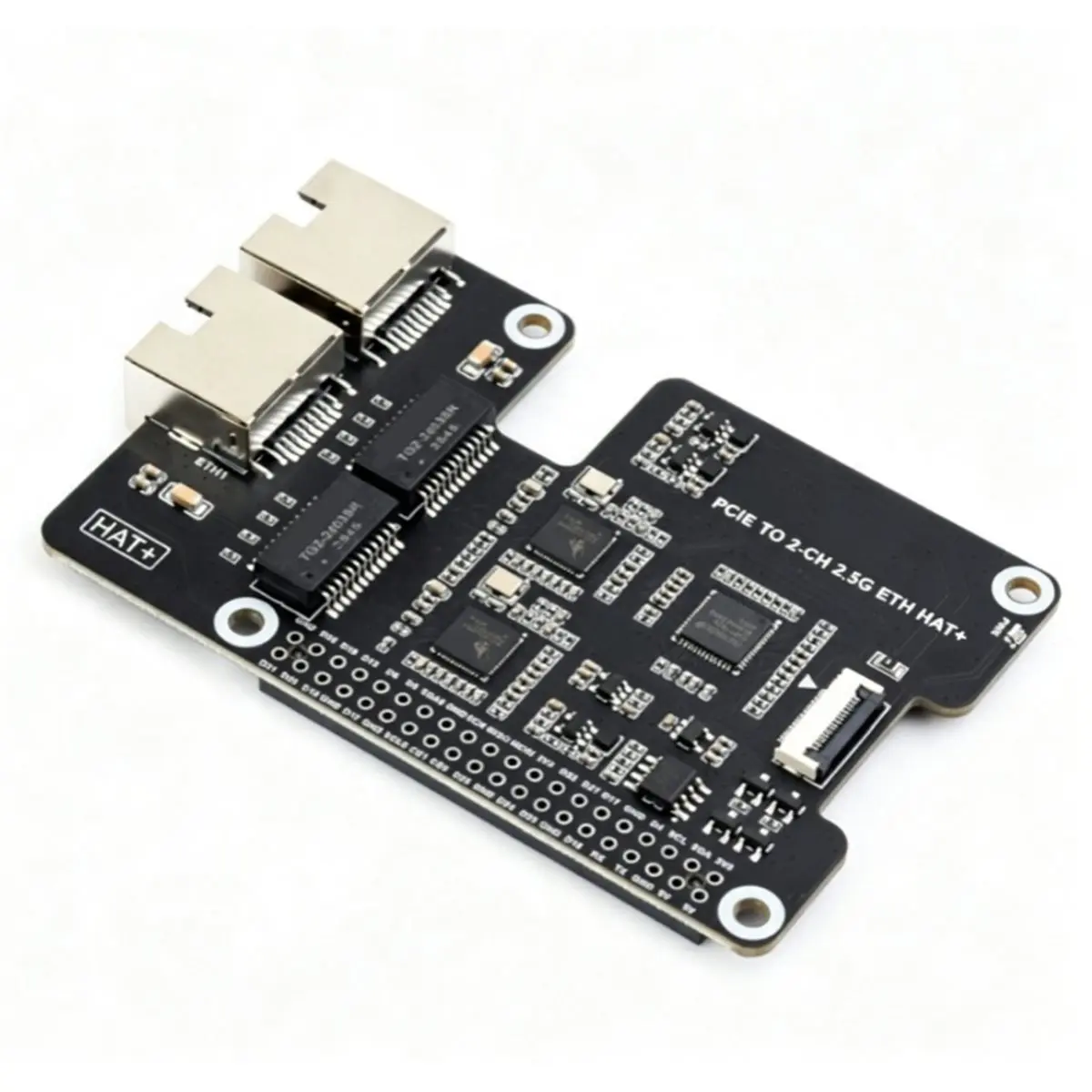 PCIe to 2-CH 2.5G ETH Adapter for 5, Supports OS / / OpenWrt, Dual RTL8125