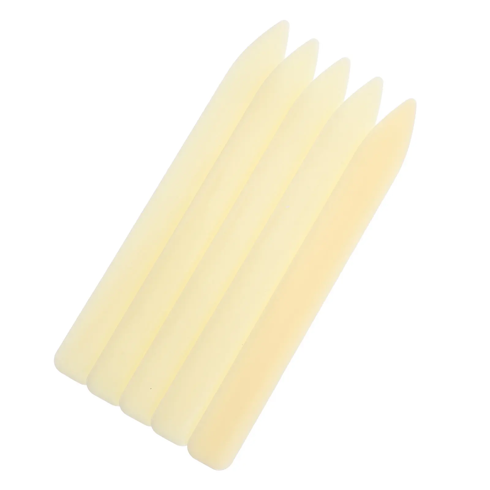 

5Pcs Plastic Bone Folder Paper Creaser Tool Ergonomic Handle for Paper Crafting Scrapbooking Bookbinding Envelope Opening