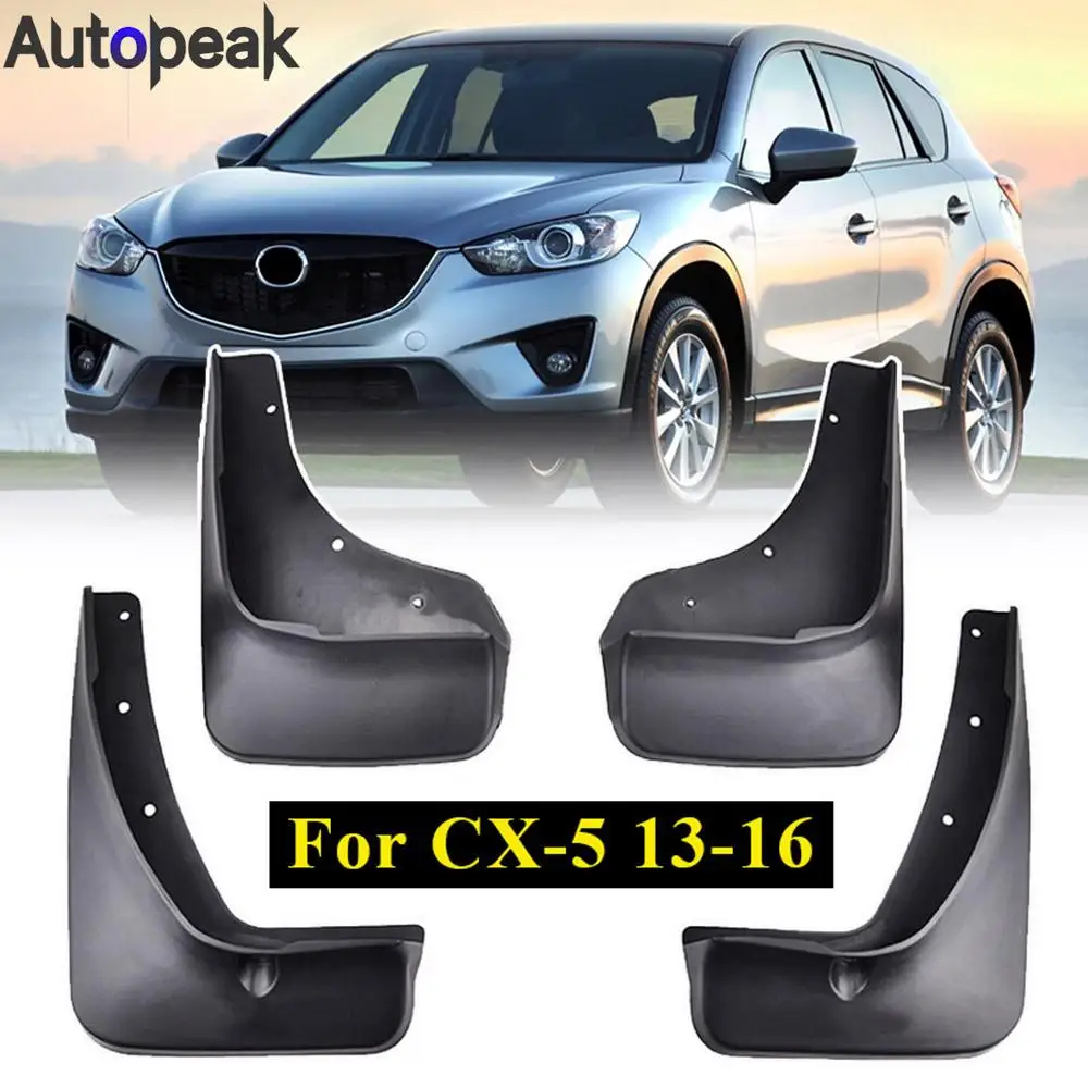 

4PCS Molded MudFlaps Splash Mud Flap Flaps Guard Mudguards Fender Car Accessories For Mazda CX-5 CX5 KE 2012 2013 2014 2015 2016