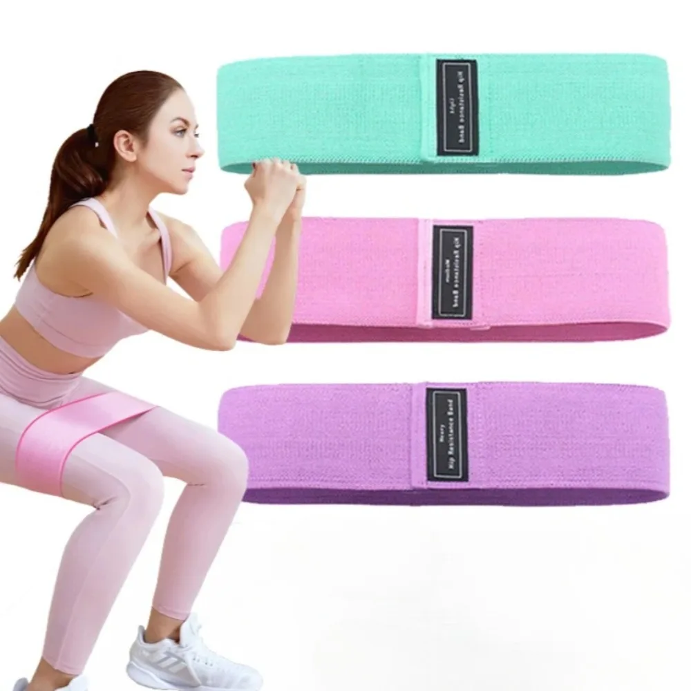 1pc Fitness Resistance Band Buttocks Expansion Fitness Cloth Rubber Band Elastic Expander Suitable Exercise Sport Equipment