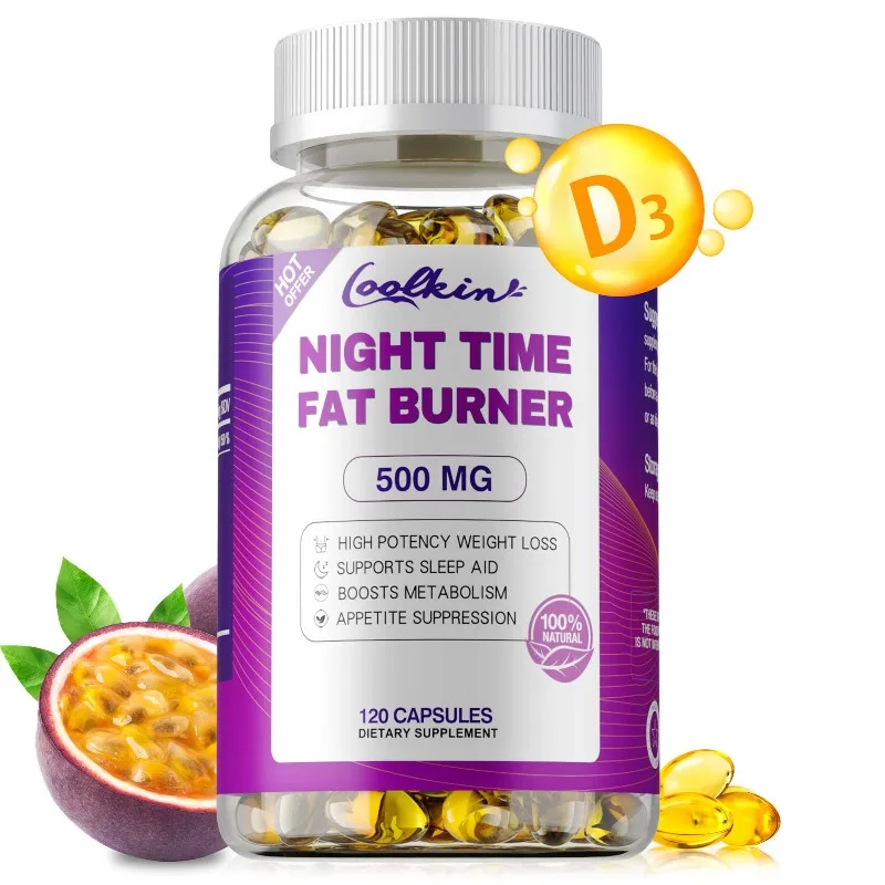 Night Time Fat Burning Capsule - Appetite Suppressant, Weight Management, Metabolism, Improve Mental Clarity, Enhance Immunity