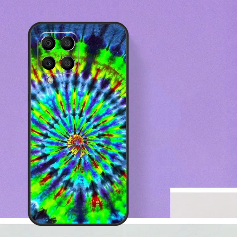 Trippy Tie Dye Hippie Art For Samsung Galaxy M55 M15 M13 M33 M53 M20 M30s M31s M12 M32 M52 M11 M51 M14 M34 M54 Case