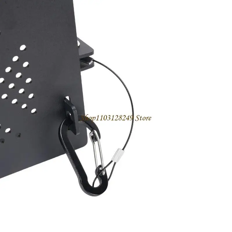 N5KD Weatherproof Metal Trailer Bumper Guard Cover Ventilation Holes Enhancing Air Circulation Heavy Duty Steel Reinforcement